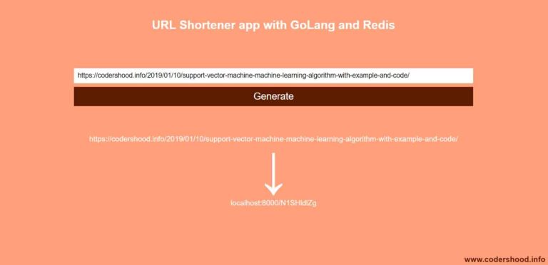 Building a URL Shortener with GoLang and Redis - Codershood